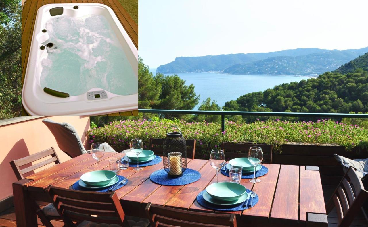 Una Spettacolare Vista Mare - Casa Con Jacuzzi ベルジェッジ エクステリア 写真